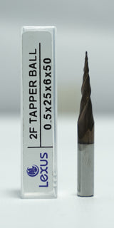 2F TAPER BALLNOSE (CARBIDE)