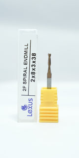2F SPIRAL ENDMILL (CARBIDE)