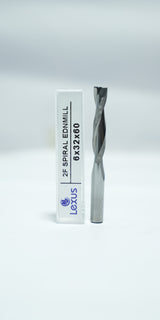 2F SPIRAL ENDMILL (CARBIDE)