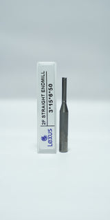 2F STRAIGHT ENDMILL (CARBIDE) (HEAVY DUTY)