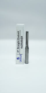 2F STRAIGHT ENDMILL (CARBIDE) (HEAVY DUTY)