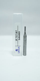 2F TCT STRAIGHT BIT (TUNGSTEN CARBIDE TIP)