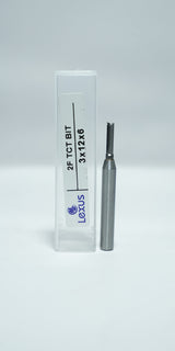 2F TCT STRAIGHT BIT (TUNGSTEN CARBIDE TIP)