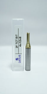 2F TCT STRAIGHT BIT (TUNGSTEN CARBIDE TIP)