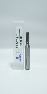 2F TCT STRAIGHT BIT (TUNGSTEN CARBIDE TIP)